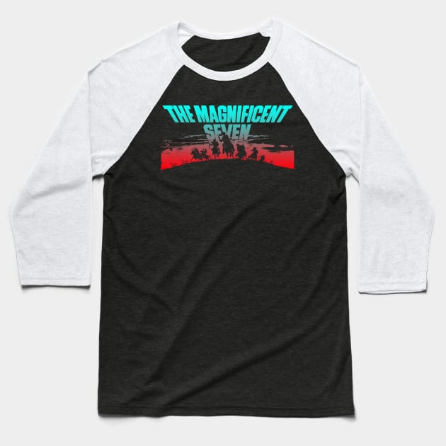 the Magnificent Seven Baseball T-Shirt by TeeGo